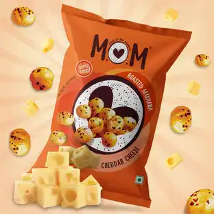 MOM Roasted Flavoured Makhana Cheddar Cheese 20g