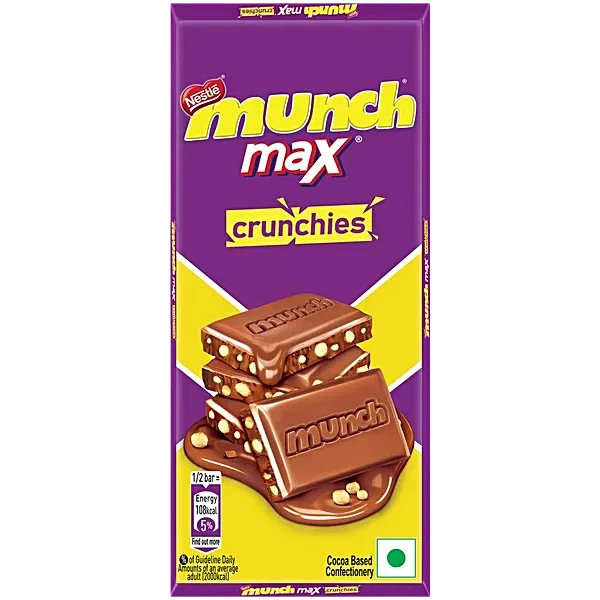 Munch Max Crunchies Chocolate Bar 45g