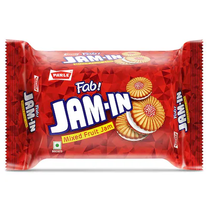 Parle Fab Jam-In Cream Biscuits 140 g