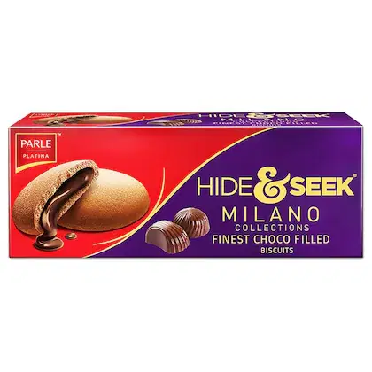Parle Platina Hide & Seek Milano Centre Filled Cream Biscuits 75 g