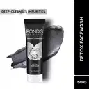 Pond's Bright Beauty Miricle Charcoal Detox Facewash 50g Tube – image 1