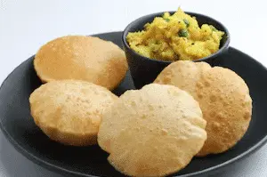 Poori Sabji (4Pcs.)