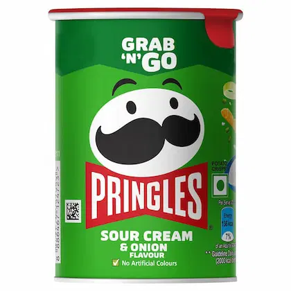Pringles Grab N Go Sour Cream & Onion Potato Chips 40 g