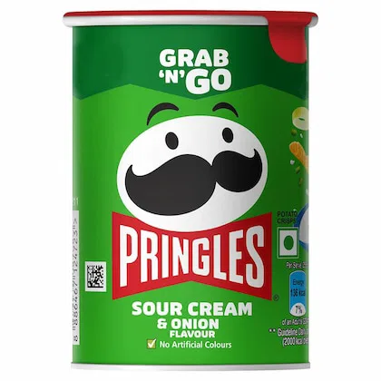 Pringles Grab N Go Sour Cream & Onion Potato Chips 40 g