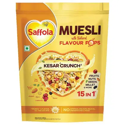 Saffola Kesar Crunch Muesli