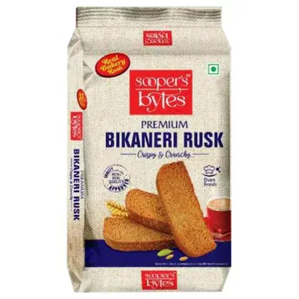 Sooper Bytes Premium Bikaneri Rusk 300 g
