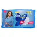 Stayfree Secure Cottony Sanitary Napkin with Wings (XL) 18 pads – image 1