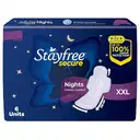 Stayfree Secure Nights Cottony Comfort XXL Sanitary Pads – image 1