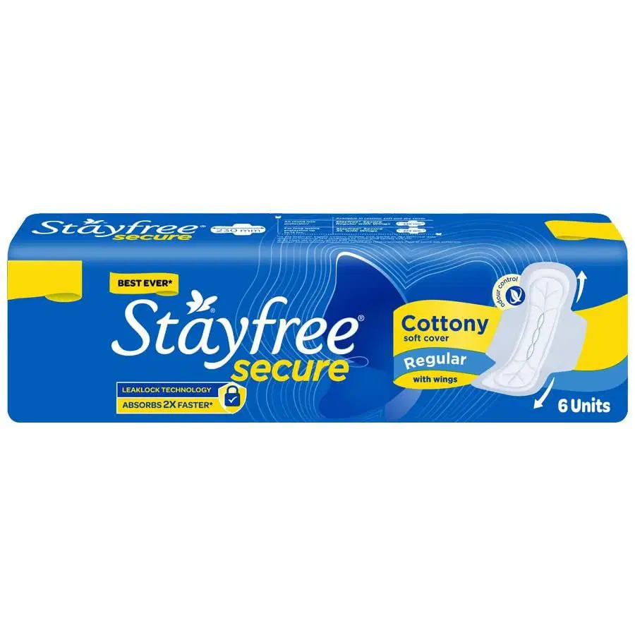 Stayfree Secure Regular Sanitary 6Pad