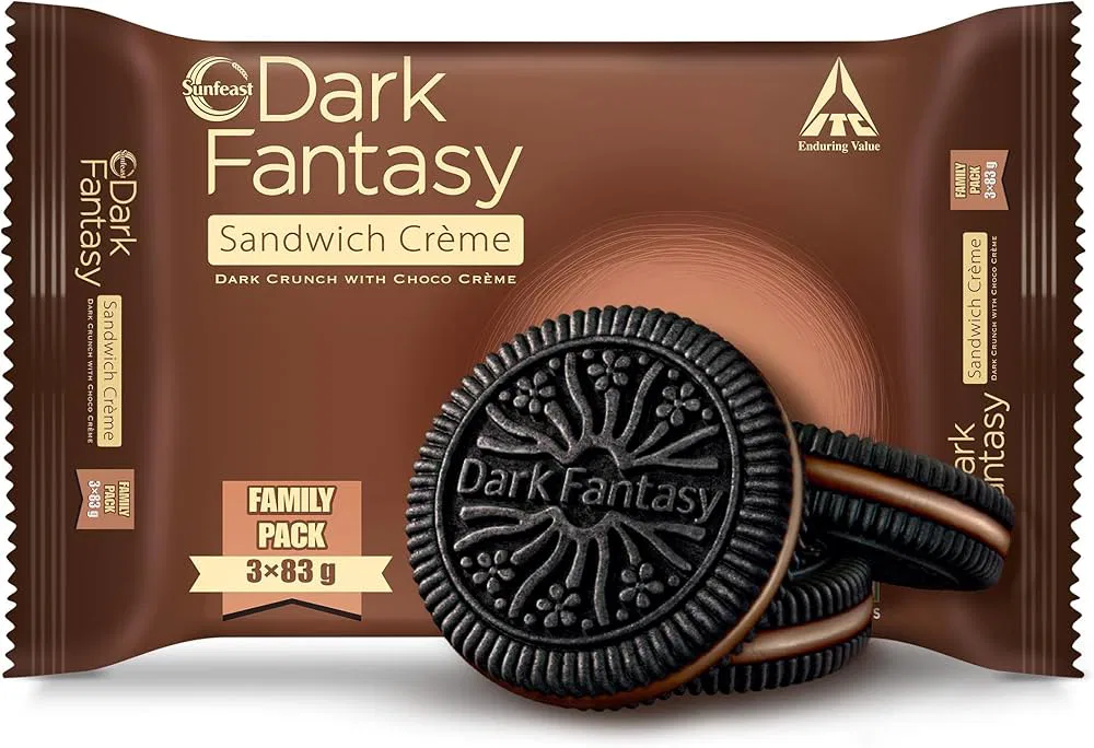 Sunfeast Dark Fantasy Chocolate Cream Biscuit