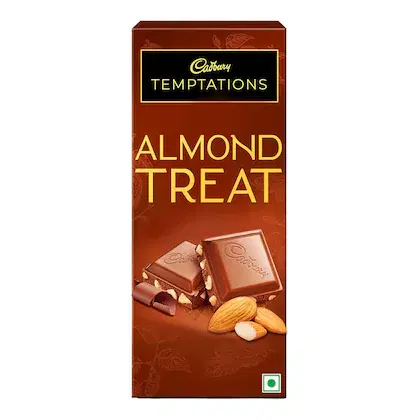 Temptations Almond Treat Premium Milk Chocolate Bar 70g