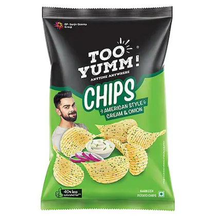 Too Yumm! American Style Cream and Onion Potato Chips 79 g