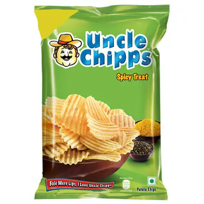 Uncle Chipps Spicy Treat Potato 80 g