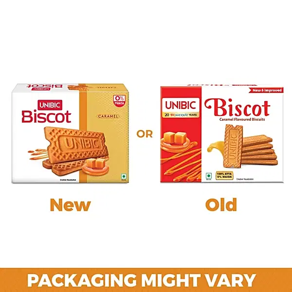 Unibic Biscot Caramel Flavoured Biscuits 250 g