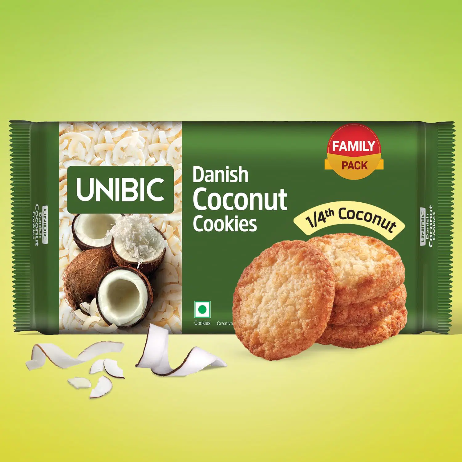 Unibic Danish Coconut Cookies Family Pack 270g