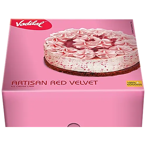 Vadilal Red Velvet Ice Cream Cake