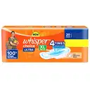 Whisper Choice Ultra Sanitary Napkin with Wings (XL) – image 1