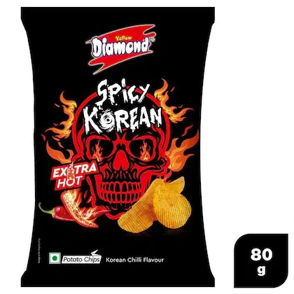 Yellow Diamond Spicy Korean Potato Chips