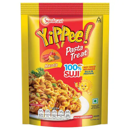 Yippee 100% Suji Masala Instant Pasta Treat