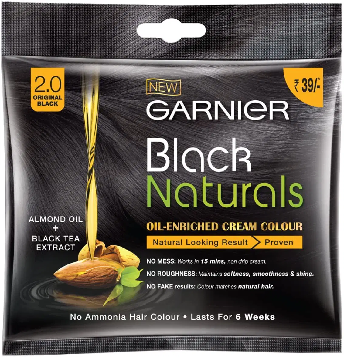 Garnier Black Naturals Hair Color, Shade 2