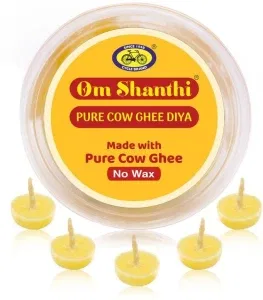 CYCLE OM SHANTHI (PURE COW GHEE DIYA)
