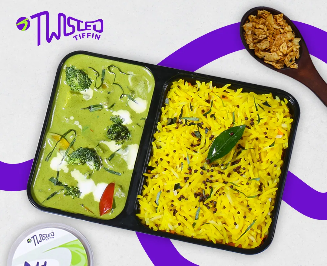 Lemon Rice + Subz Miloni Handi