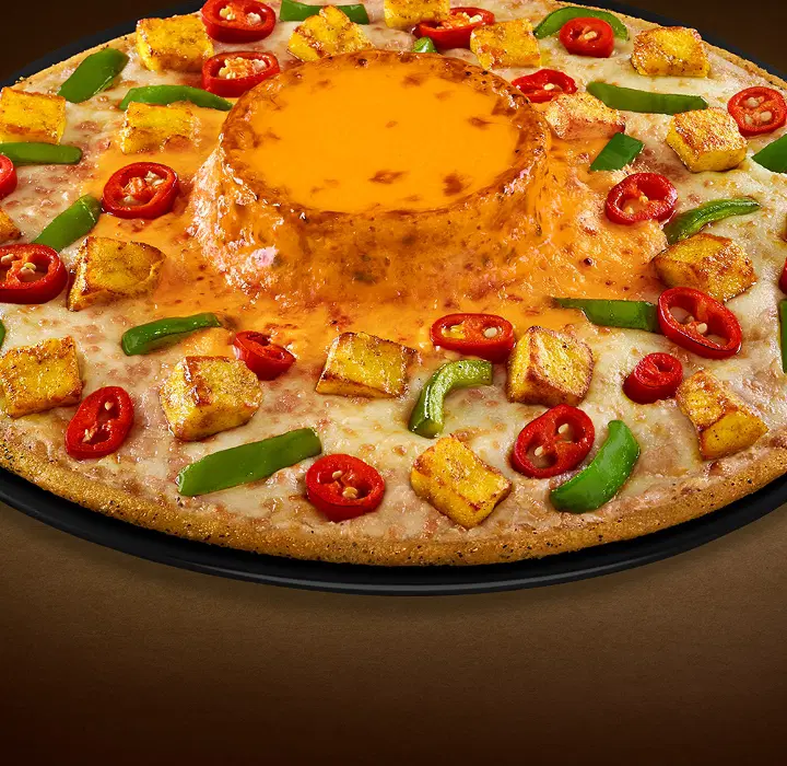 Cheese Volcano Peppy Paneer by Domino's Pizza Regular plus