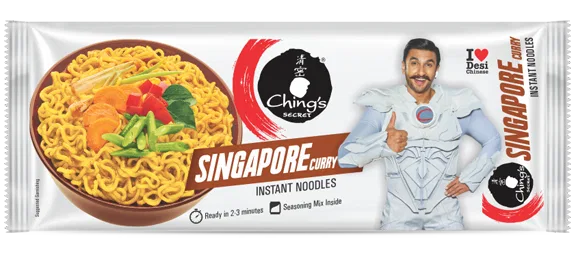 CHINGS SINGAPORE CURRY INSTANT NOODLES 240G