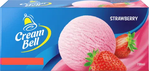 BUY 1 GET 1 FREE - CREAM BELL STRAWBERRY ICE CREAM 700ML+700ML