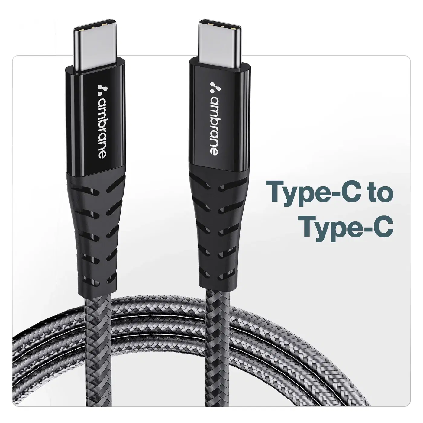 AMBRANE 3A FAST TYPE C TO TYPE C CABLE (1.5 M)