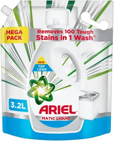 ARIEL POWER GEL LIQUID TOP LOAD