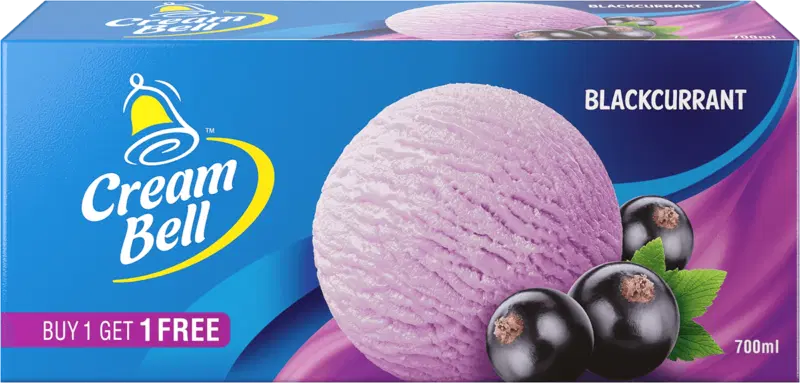 CREAM BELL BLACKCURRANT ICE CREAM 700ML