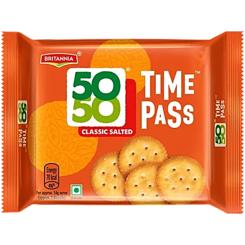 BRITANNIA 50-50 TIME PASS CLASSIC SALTED