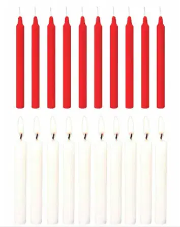WAX CANDLE PACK OF 6