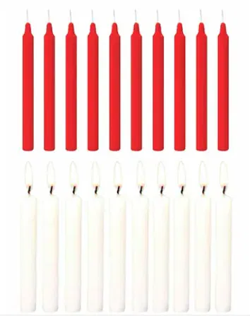 WAX CANDLE PACK OF 6