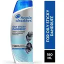 HEAD & SHOULDERS OILY STICKY DANDRUFF DEEP CLEANSE 180ML – image 1