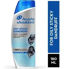 HEAD & SHOULDERS OILY STICKY DANDRUFF DEEP CLEANSE 180ML