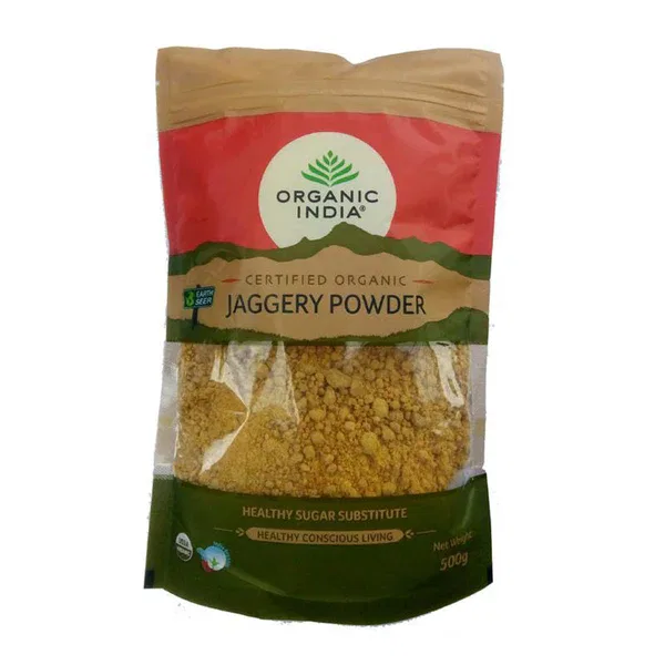 ORGANIC INDIA JAGGERY POWDER-500 GM