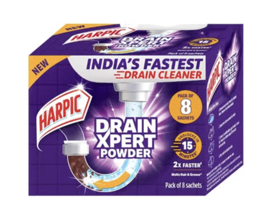 HARPIC DRAIN XPERT DRAIN CLEANER POWDER
