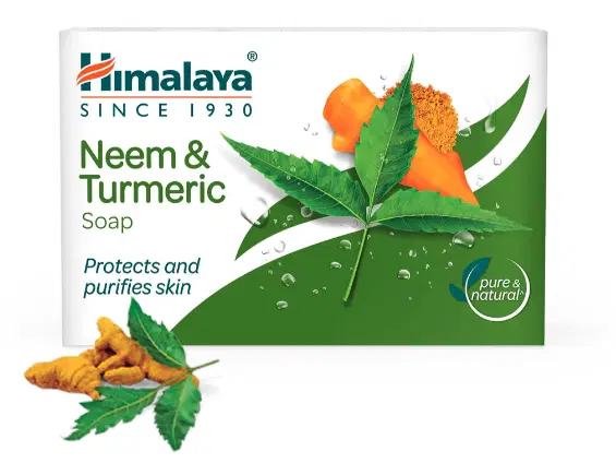 HIMALAYA NEEM & TURMERIC SOAP 125 G - PACK OF 5
