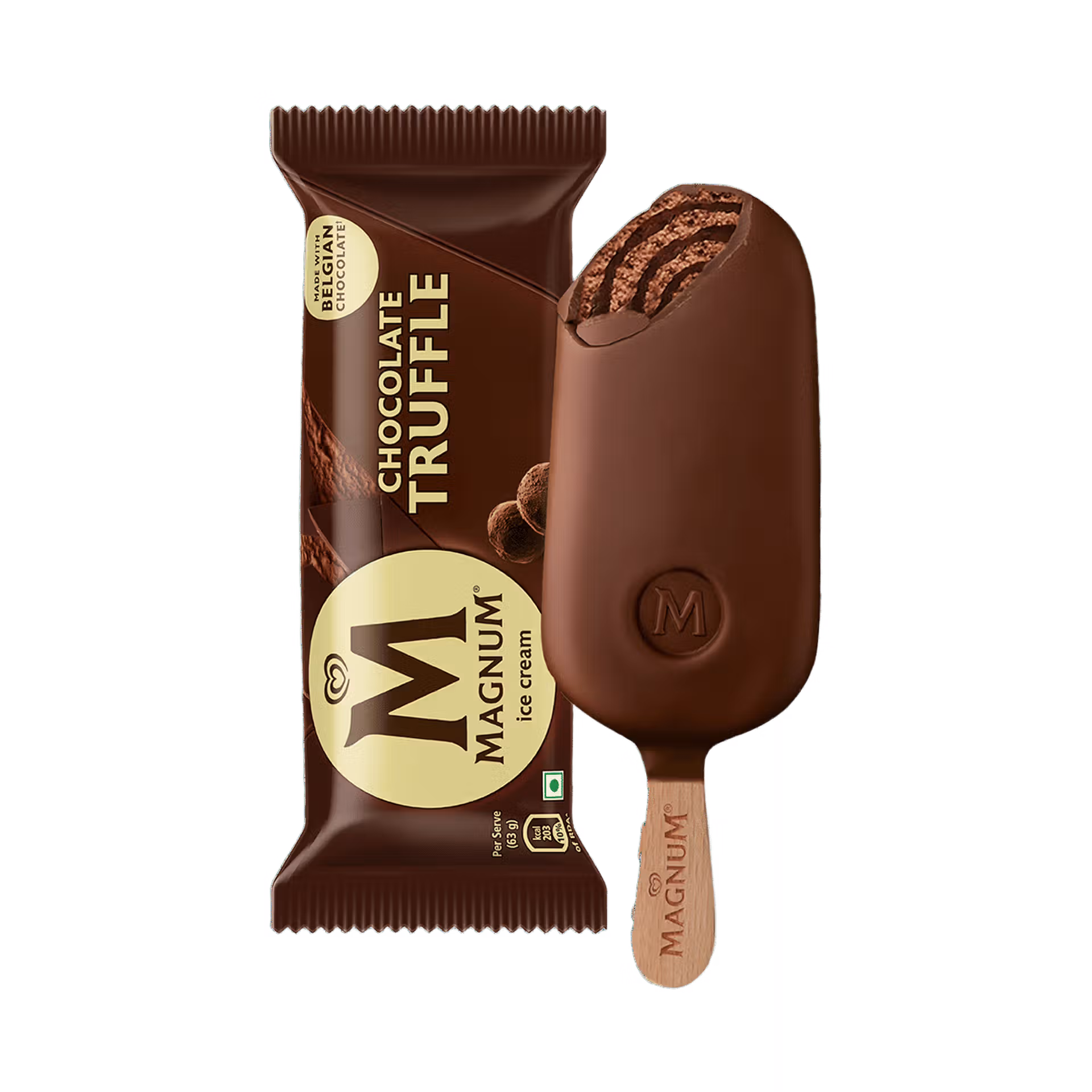 KWALITY WALLS MAGNUM CHOCOLATE TRUFFLE ICE CREAM STICK 70 ML