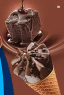 CREAM BELL MAXXUM CHOCO BROWNIE CONE – image 1