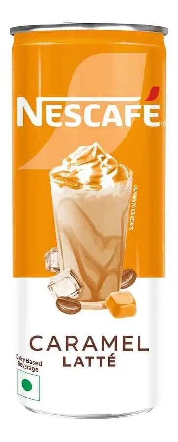 NESCAFE CARAMEL LATTE COLD COFFEE CAN 200ML