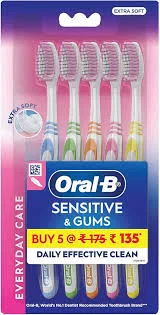 ORAL- B SENSITIVE & GUM PACK OF 5