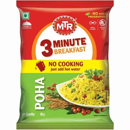 MTR POHA 3 MINUTS BREAKFAST