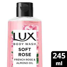 LUX BODY WASH SOFT ROSE-245 ML