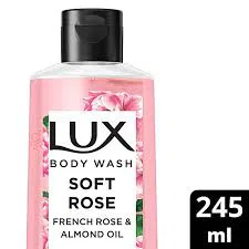 LUX BODY WASH SOFT ROSE-245 ML