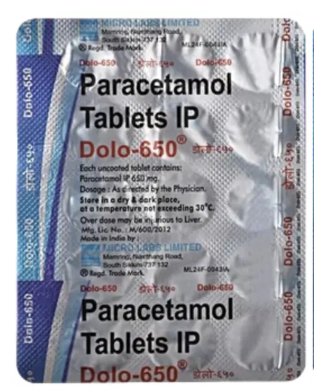DOLO 650 MG - 15 PC PACK