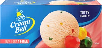 BUY 1 GET 1 FREE- CREAM BELL TUTTY FRUITY ICE CREAM 700ML+700ML