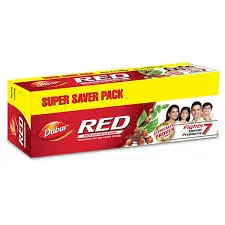 DABUR RED TOOTH PASTE SUPER SAVER PACK 200 GM +200GM